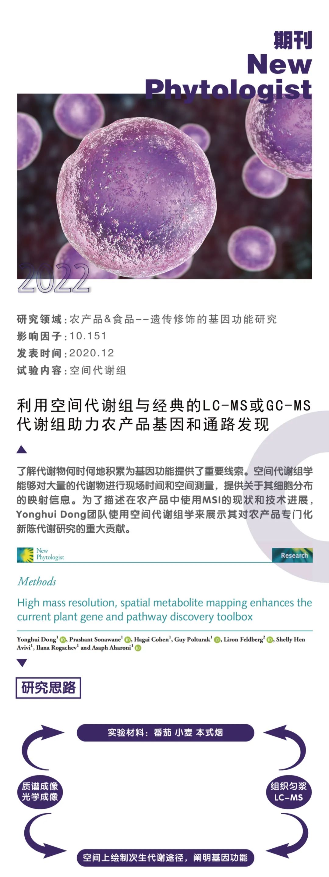 焕新之选拜谱首家超高分辨空间代谢组,案例应用“全家桶”|六大领域热点文章详解之农学领域 焕新之选拜谱首家超高分辨空间代谢组,案例应用“全家桶”|六大领域热点文章详解之农学领域