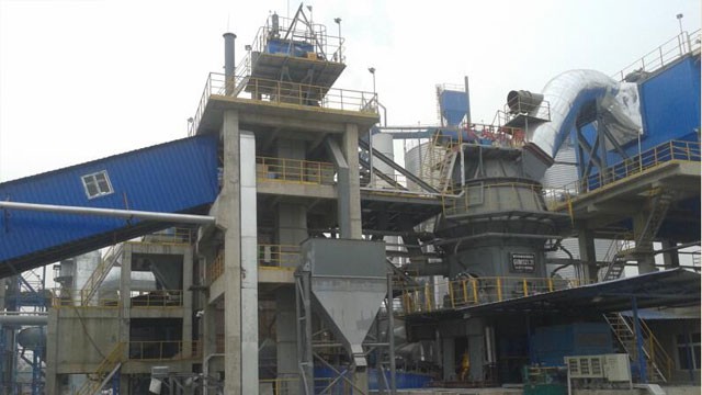 Annual output of 300000 tons of steel slag vertical mill production line 