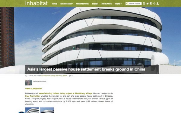 Größtes Passivhaus Asiens legt Grundstein in China