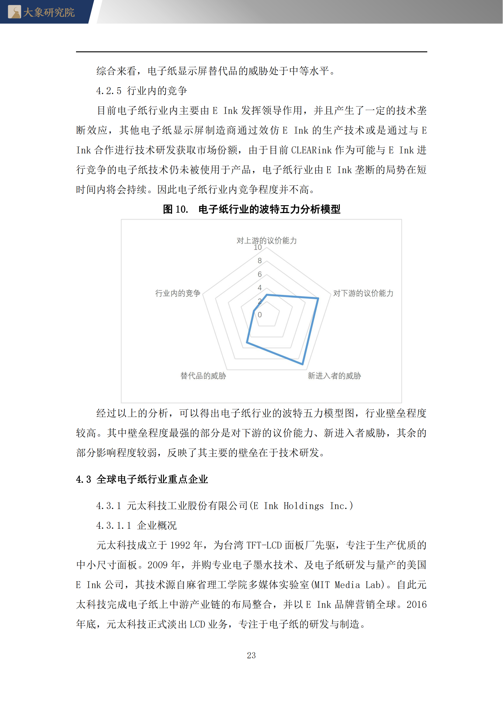 【大象研究院】2022年電子紙行業(yè)概覽