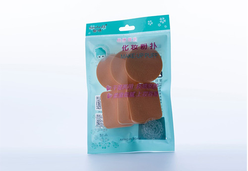 方圆粉扑(6枚入)  1*12
