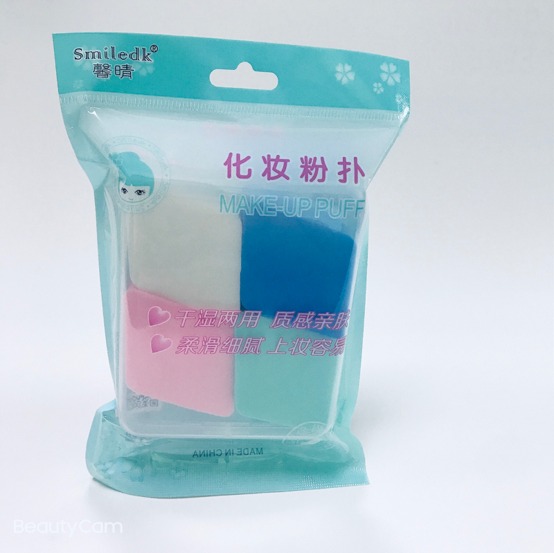 菱形粉扑(4枚入)  1*12