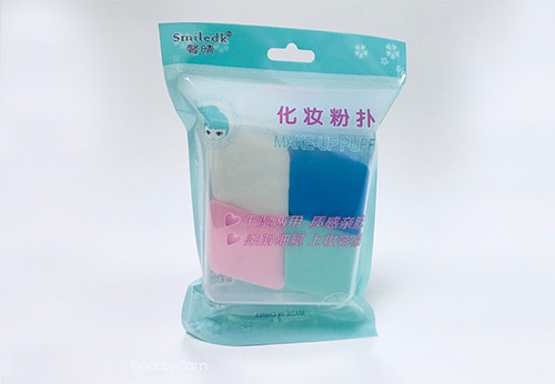 菱形粉扑(4枚入)  1*12