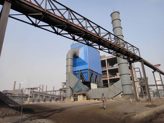 Vertical furnace pellet production line