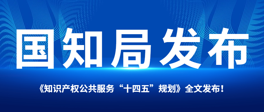 《知識(shí)產(chǎn)權(quán)公共服務(wù)“十四五”規(guī)劃》全文發(fā)布！