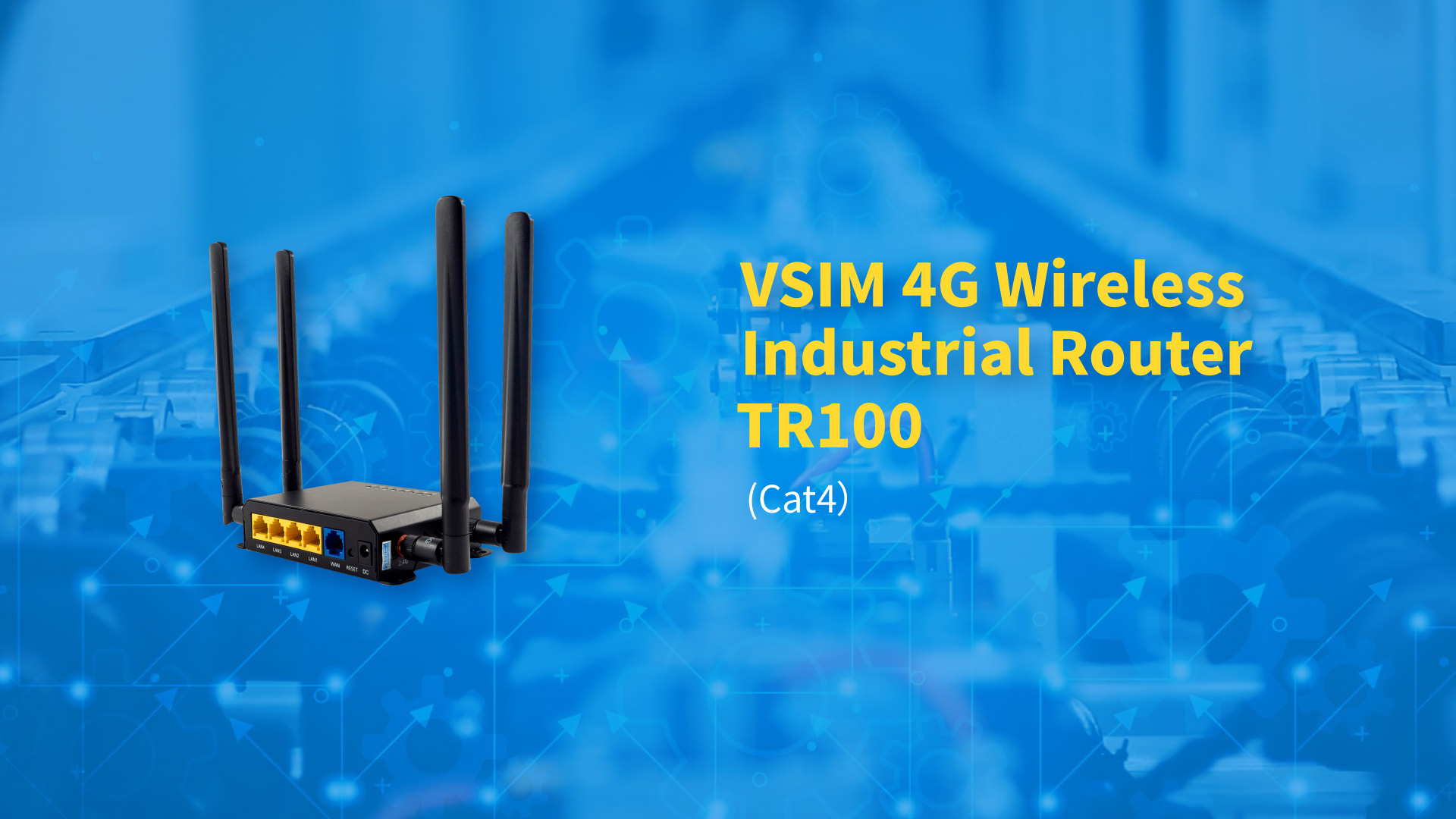 VSIM 4G  Wireless Router  TR100