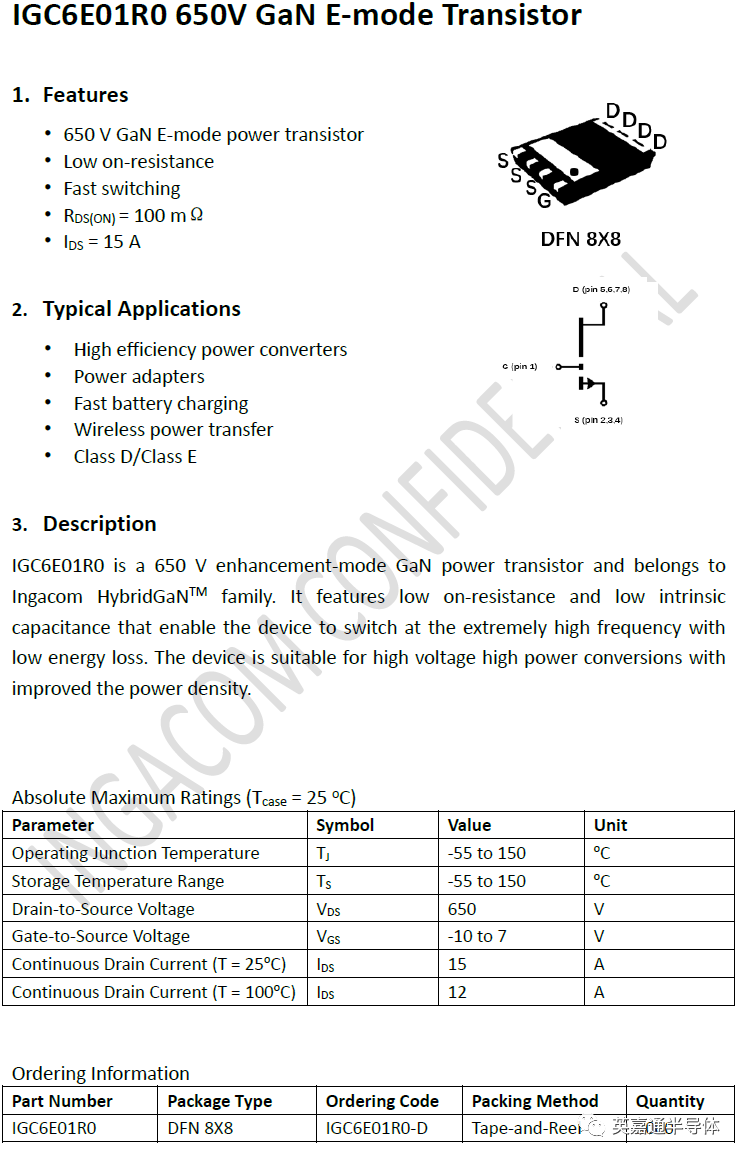 【芯发布】英嘉通首款65W PD 氮化镓快充问世