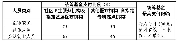 广州市城镇职工基本医疗保险就医指南之普通门诊待遇标准