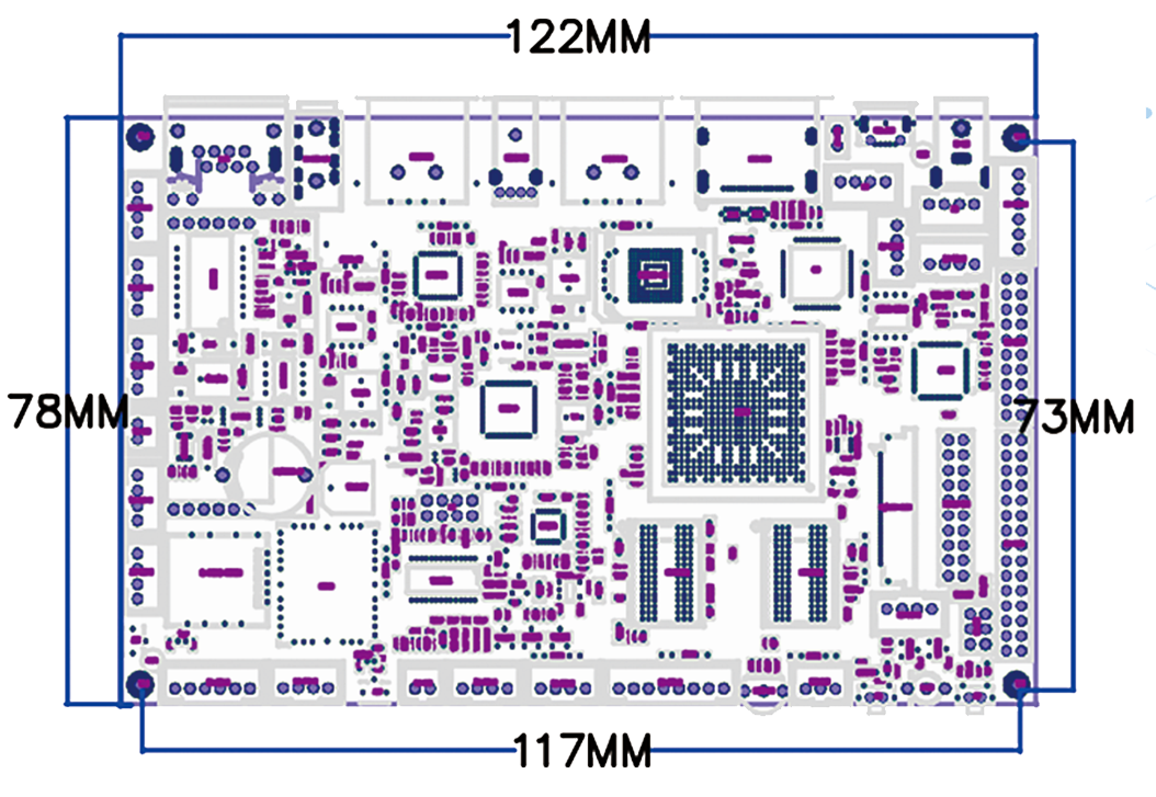 JHC-682 Eight core cost-effective motherboard