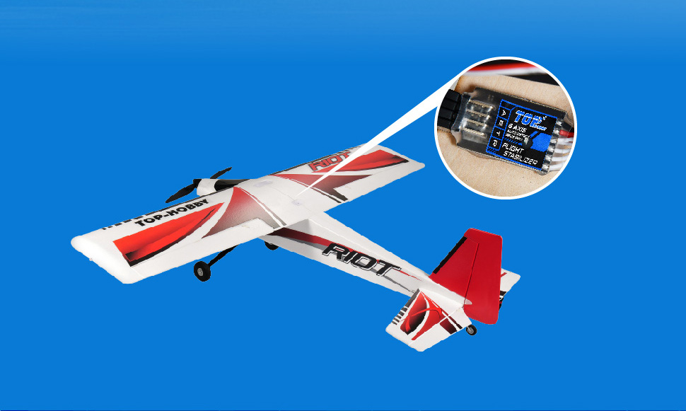 TOP RC HOBBY 1400MM RIOT WITH FLIGHT CONTROLLER 