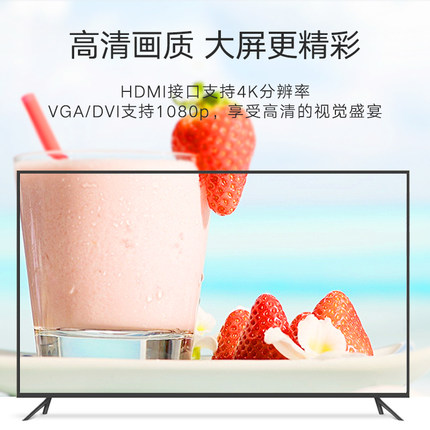 绿联20417MINIDP转VGA+DVI+HDMI转换器