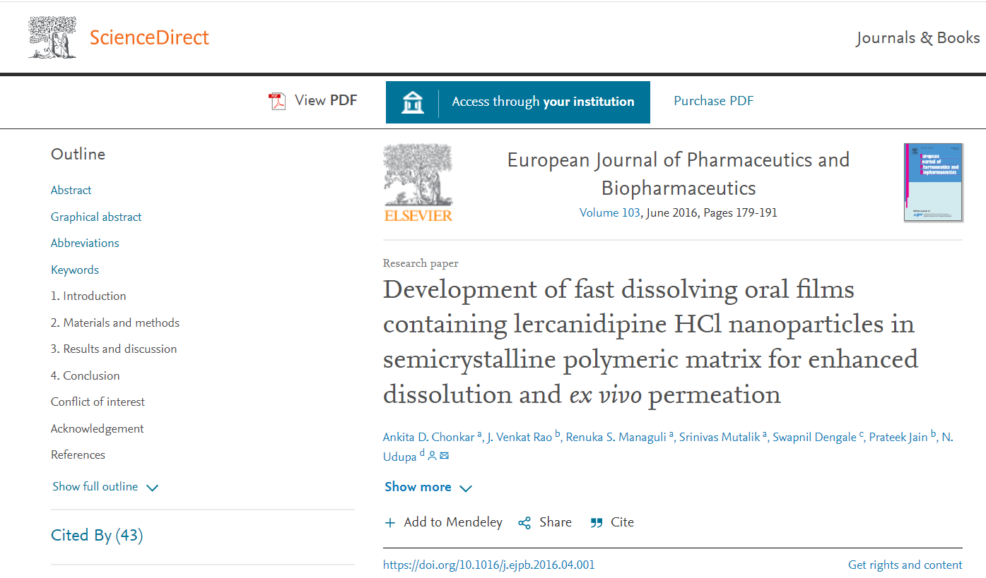 Science文献:基于半结晶基质开发口腔薄膜以增强溶解与离体渗透 Science文献:基于半结晶基质开发口腔薄膜以增强溶解与离体渗透