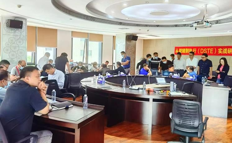 5月13-14日，汉捷咨询为深圳某上市公司提供两天的DSTE战略实战培训！