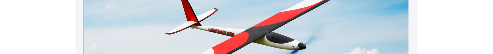 TOP RC HOBBY 2100MM LIGHTNING GLIDER