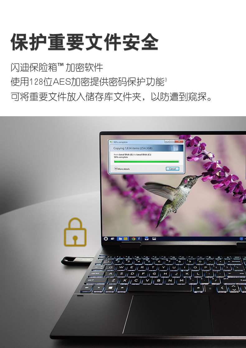 金士頓cz810  U盘  高速usb3.2 固态级优盘 400M/ s