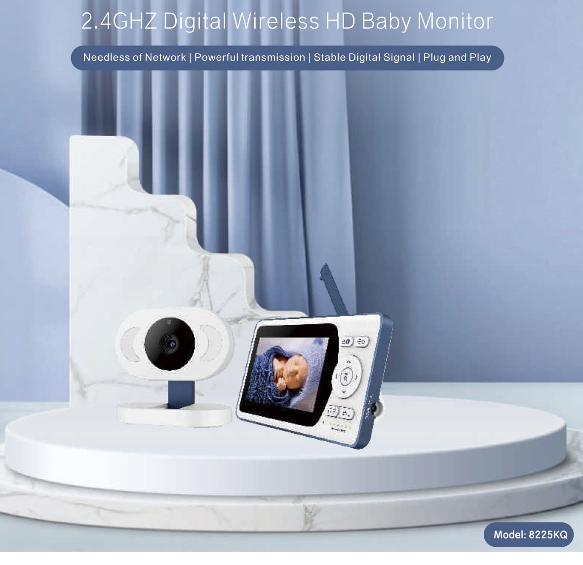 8225KQ Wireless Baby Monitor