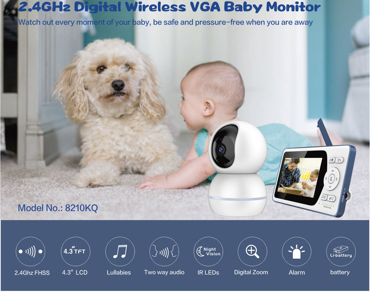 8210KQ Wireless Baby Monitor