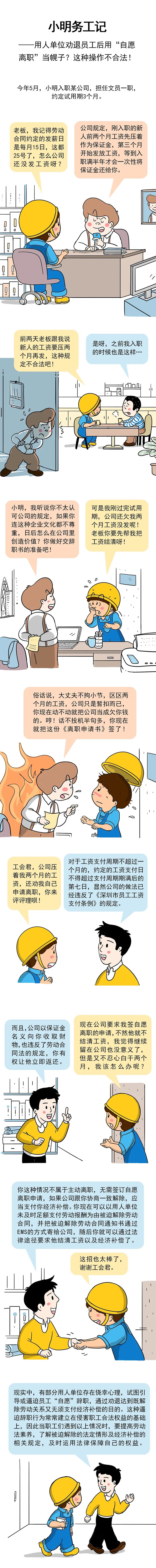 老板辞退我还说是“自愿离职”？我表示很不情愿...