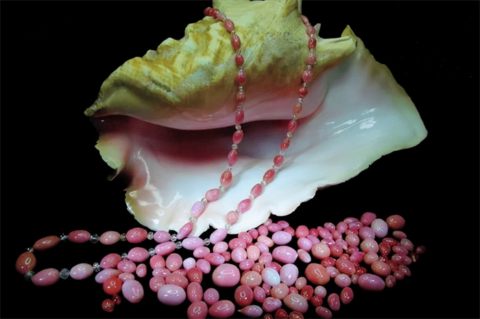 海螺珍珠，稀有的“粉红色火焰”