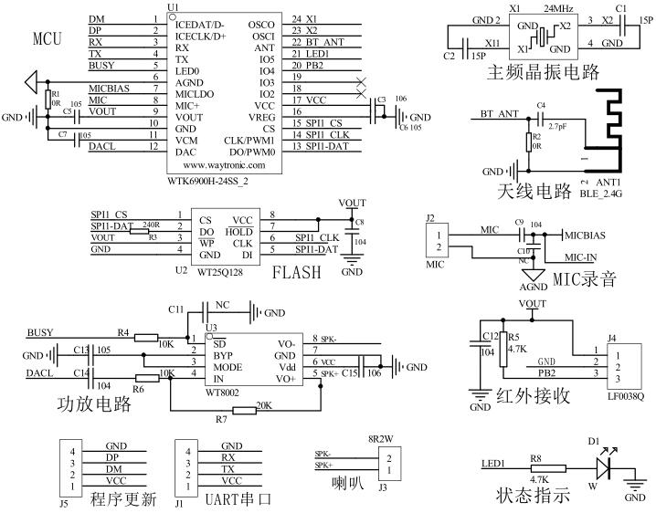 WTK6900H语音识别控制芯片在智能晾衣架的应用设计方案