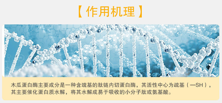 夏盛固体食品级木瓜蛋白酶10万酶活(烘焙/肉类嫩化/保健品/化妆品可用)FDG-2203