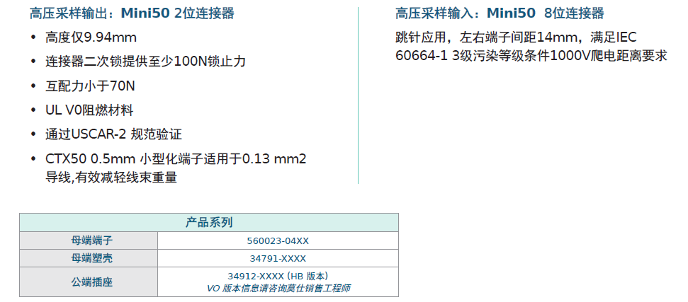 Molex莫仕汽车连接器解决方案-新能源电池包（Battery Pack)