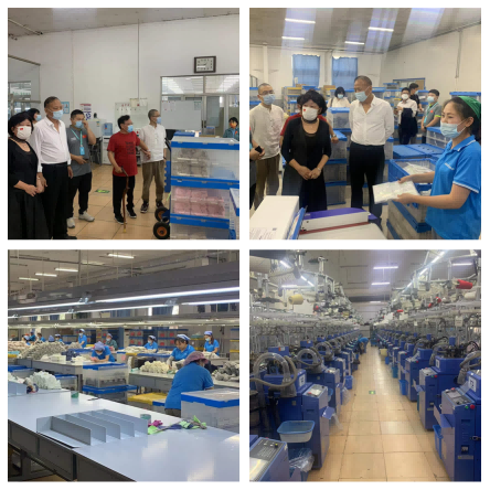 中关村民生百品工程走进北京日盛袜业公司