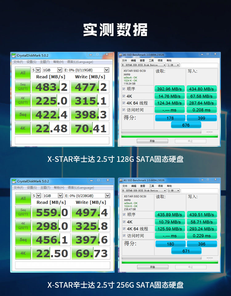 辛士达 剑齿鲨sata 固态硬盘  120g