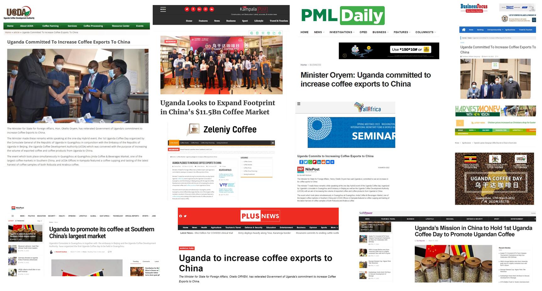 金达咖啡饮品城与乌干达咖啡发展局召开线上会议讨论市场推广方案