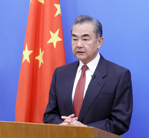 王毅出席《全球发展报告》发布会