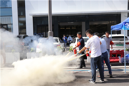 防患未“燃”，光明國際汽車城開展綜合應急演練