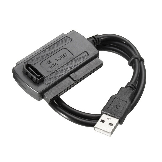 USB 2.0 to SATA/IDE Hard Drive Converter Cable