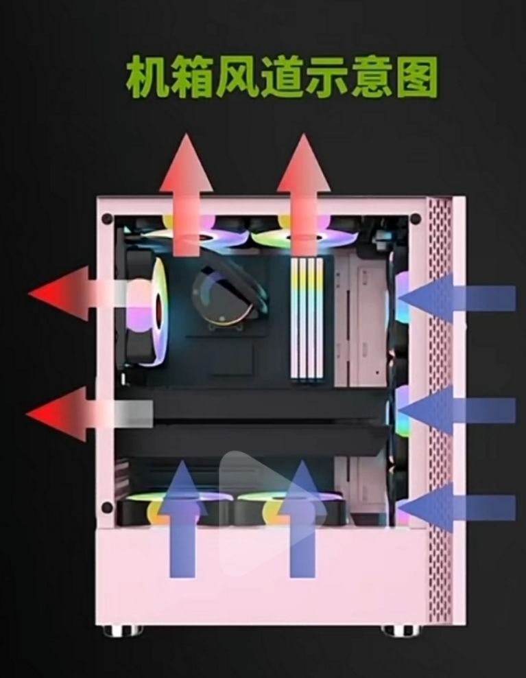 棱镜 5V ARGB12cm神光同步散热机箱 风扇