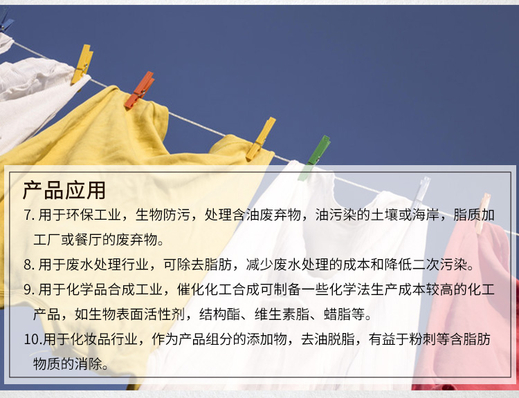 夏盛固体工业级脂肪酶10万酶活(皮革/招致/洗涤剂/生物柴油可用)GDG-2006