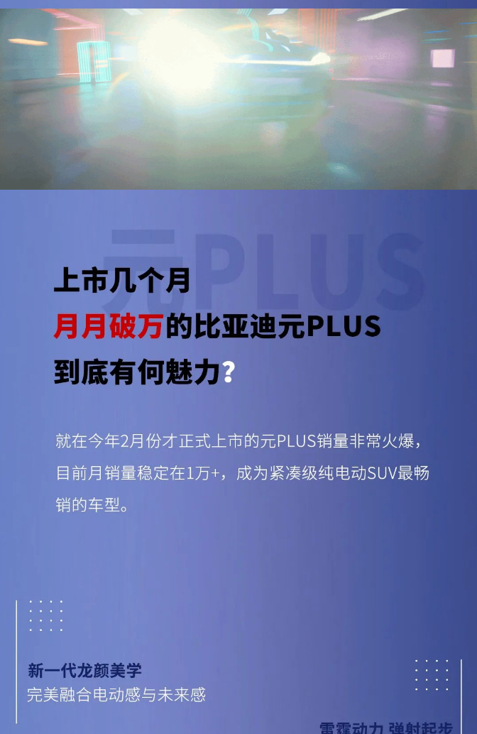 上市几个月，月月破万的比亚迪元PLUS到底有何魅力？