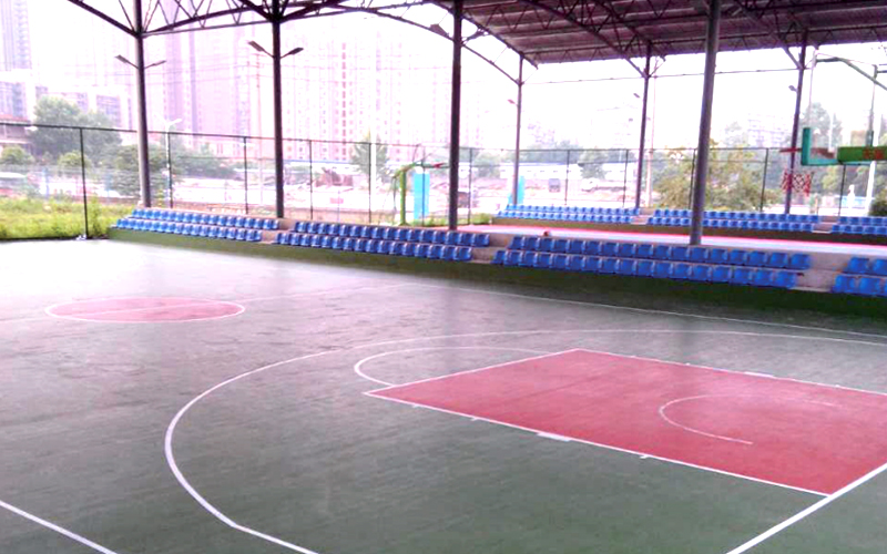 武钢体育中心室外篮球场工程