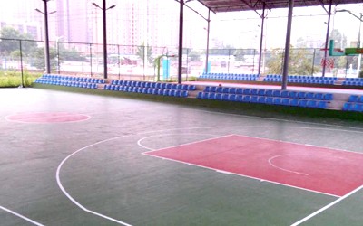 武钢体育中心室外篮球场工程