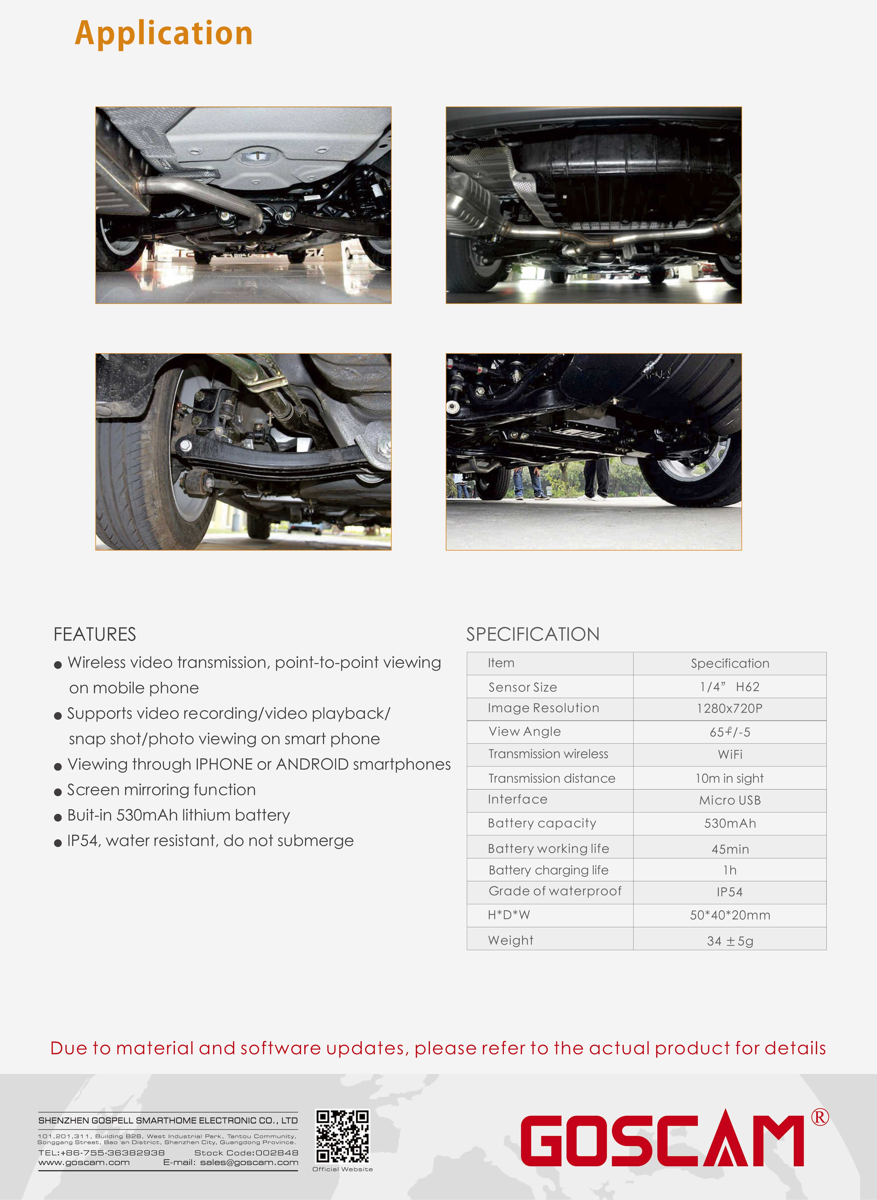 T5709HAA palmscope Camera