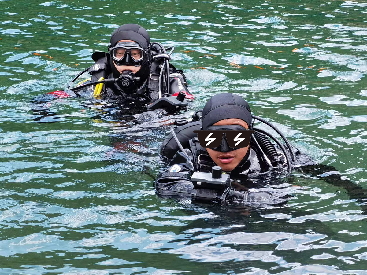 Ocean Plan participated in diving training of special police