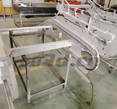 3D inspection of elevator conveyor belt underframe