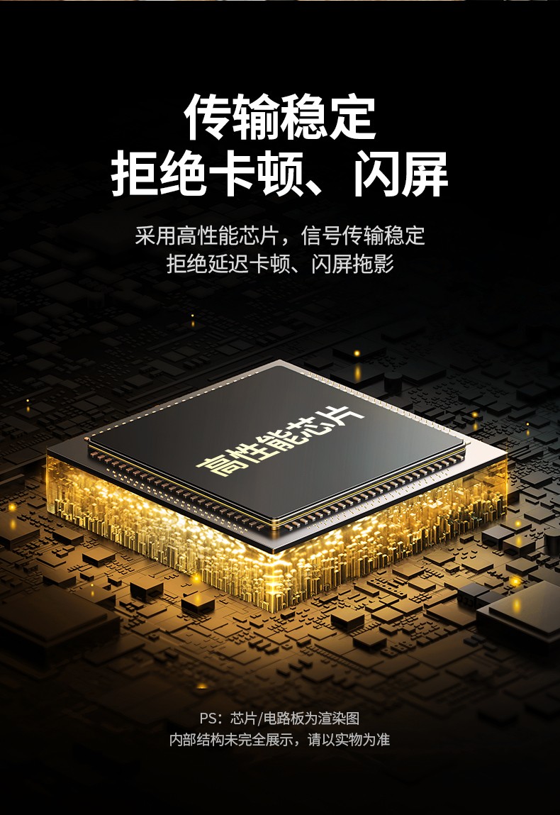 绿联 40201-HDMI（2口）分配器一进二出带电源适配器