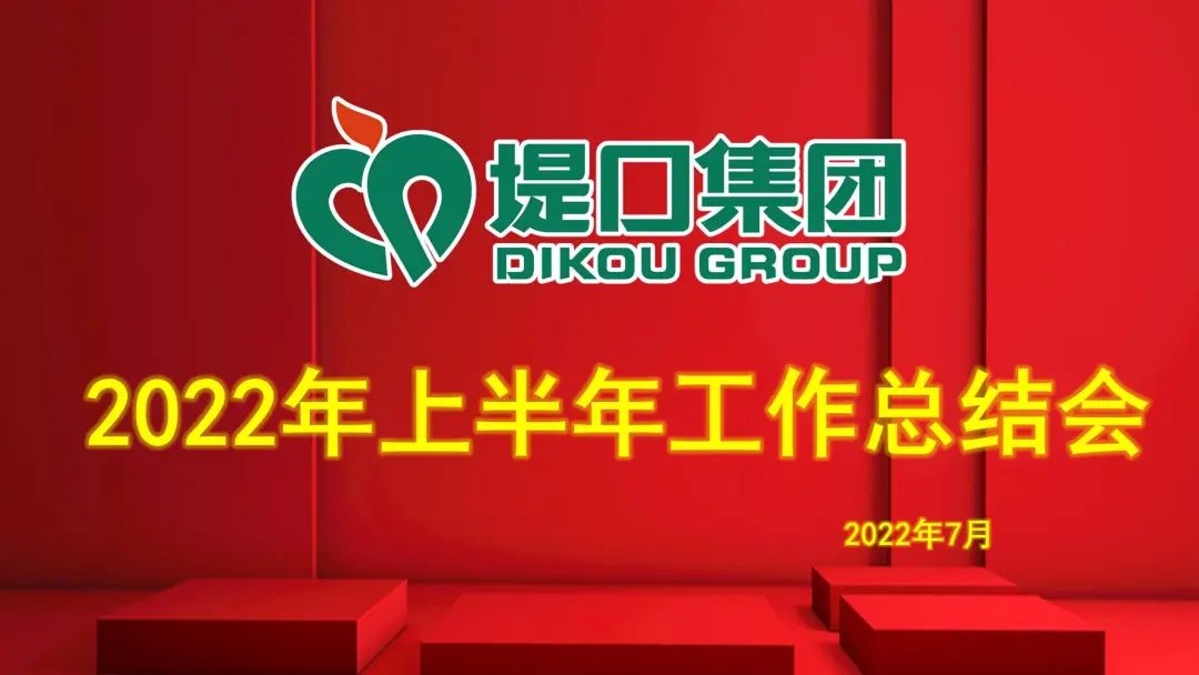 集团公司召开2022年上半年工作总结大会