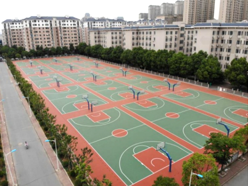 襄阳五中西田径场和篮球场维修改造项目