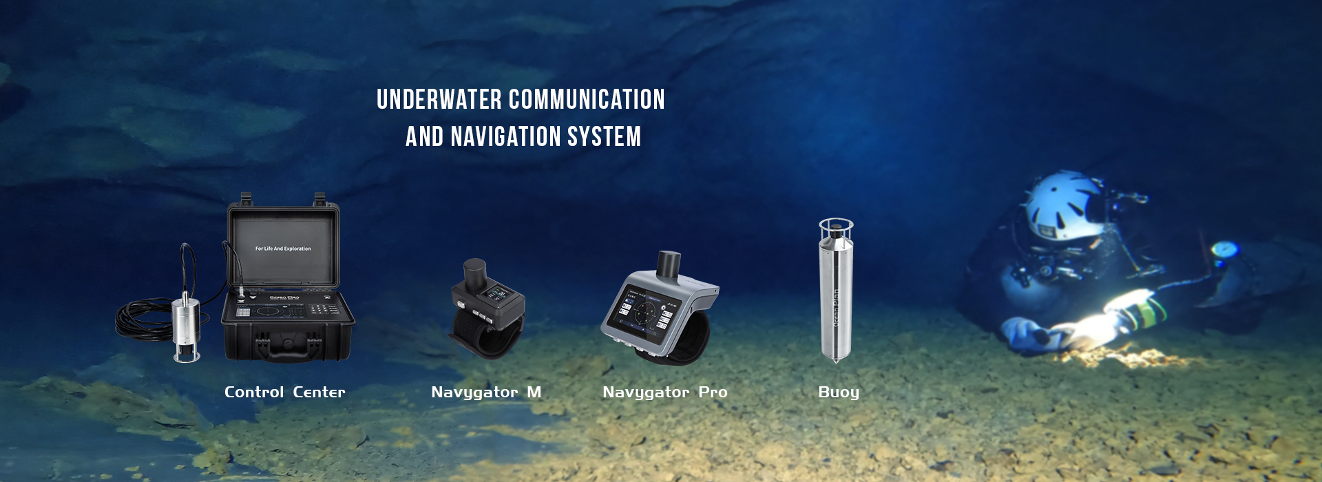 Underwater navigation and underwater communication system