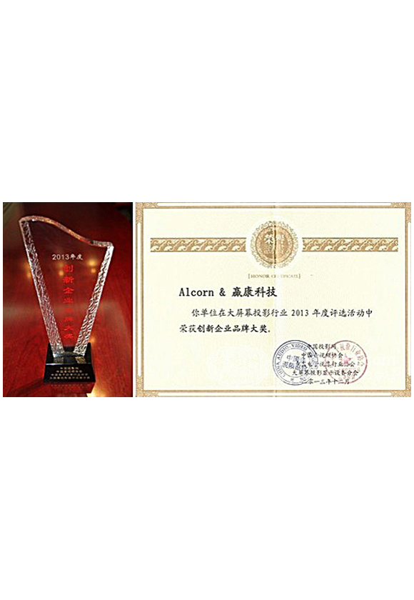 2013-Alcorn创新品牌大奖