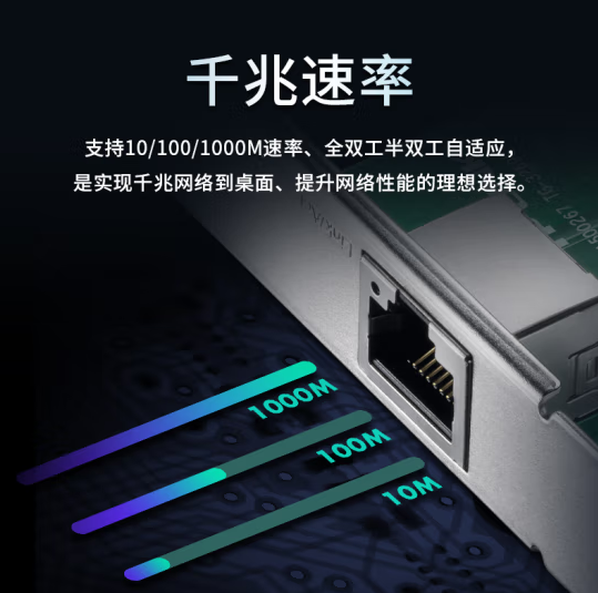 TP-LINK TG-3269E 千兆有线PCI-E网卡 内置有线