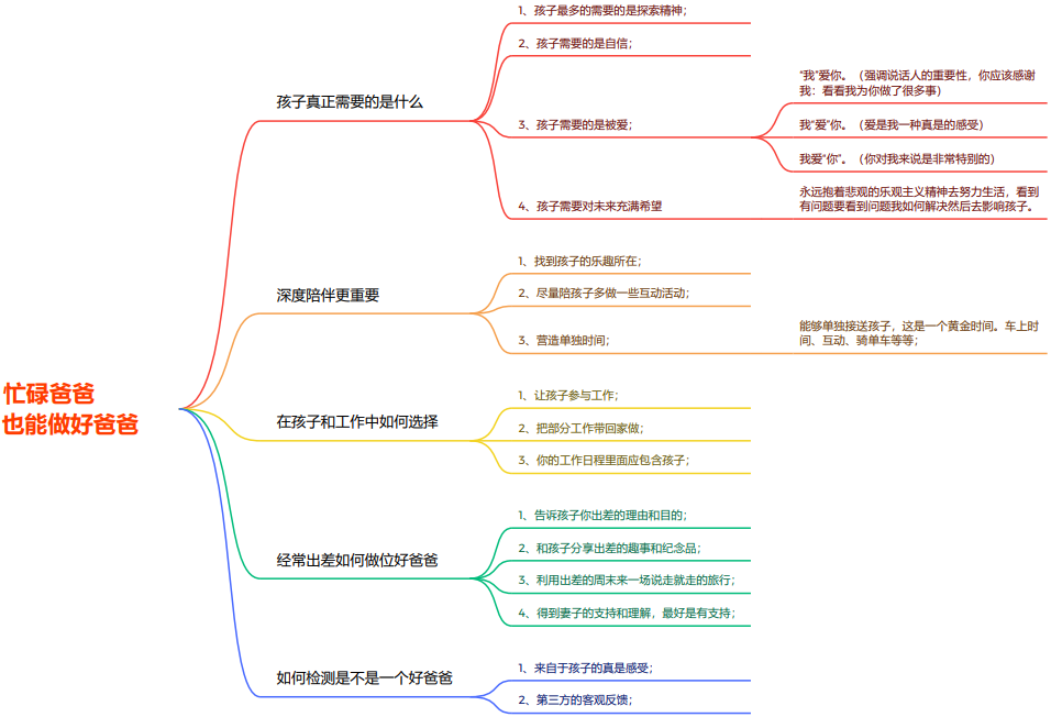 忙碌爸爸也能成为好爸爸