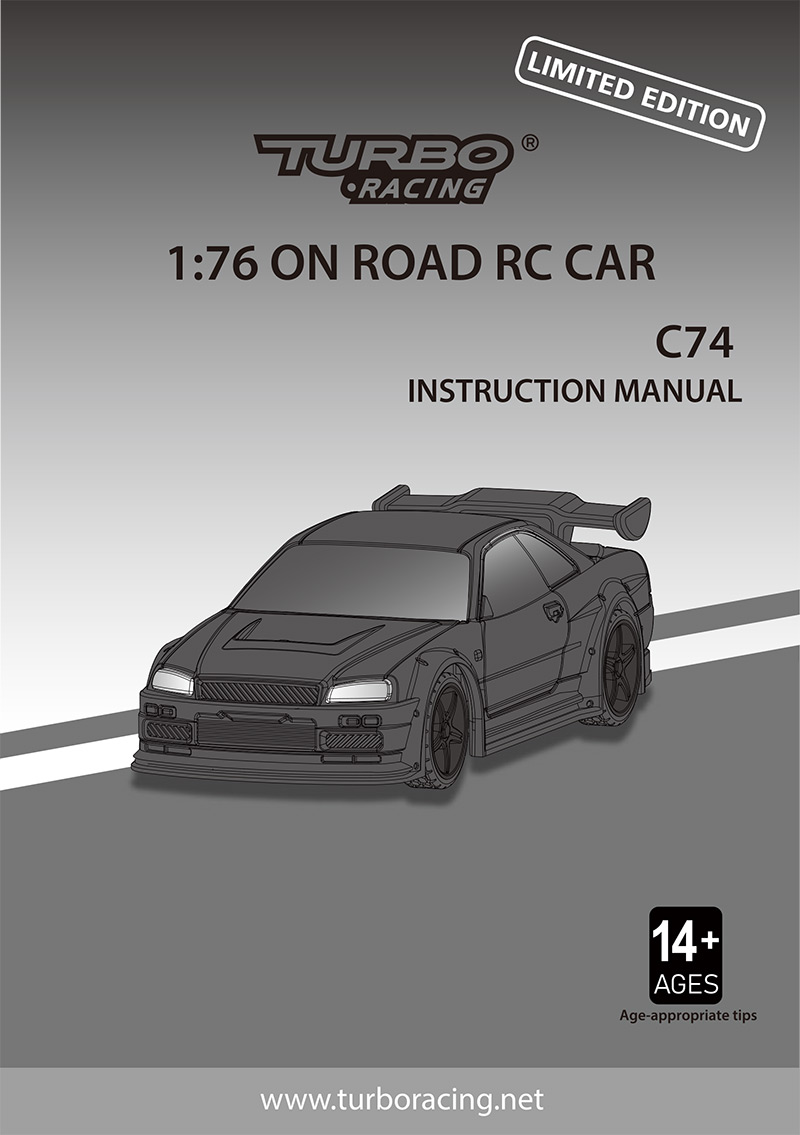 C74-1:76 Limited Edition RC car-Manual