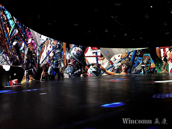 海花岛博物馆艺术展开幕，赢康参与4号馆360°环幕投影