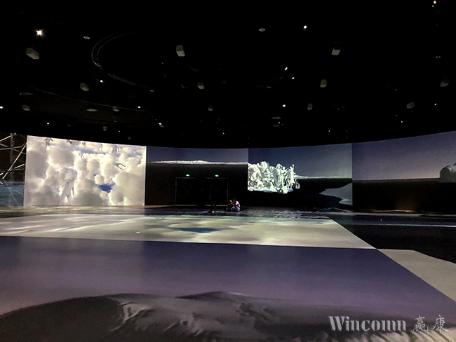 海花岛博物馆艺术展开幕，赢康参与4号馆360°环幕投影